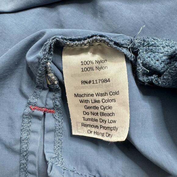 DAKOTA GRIZZLY Fishing Shirt in Slate Blue Roll Tab Sleeve XXL Mens *READ* - Picture 5 of 10